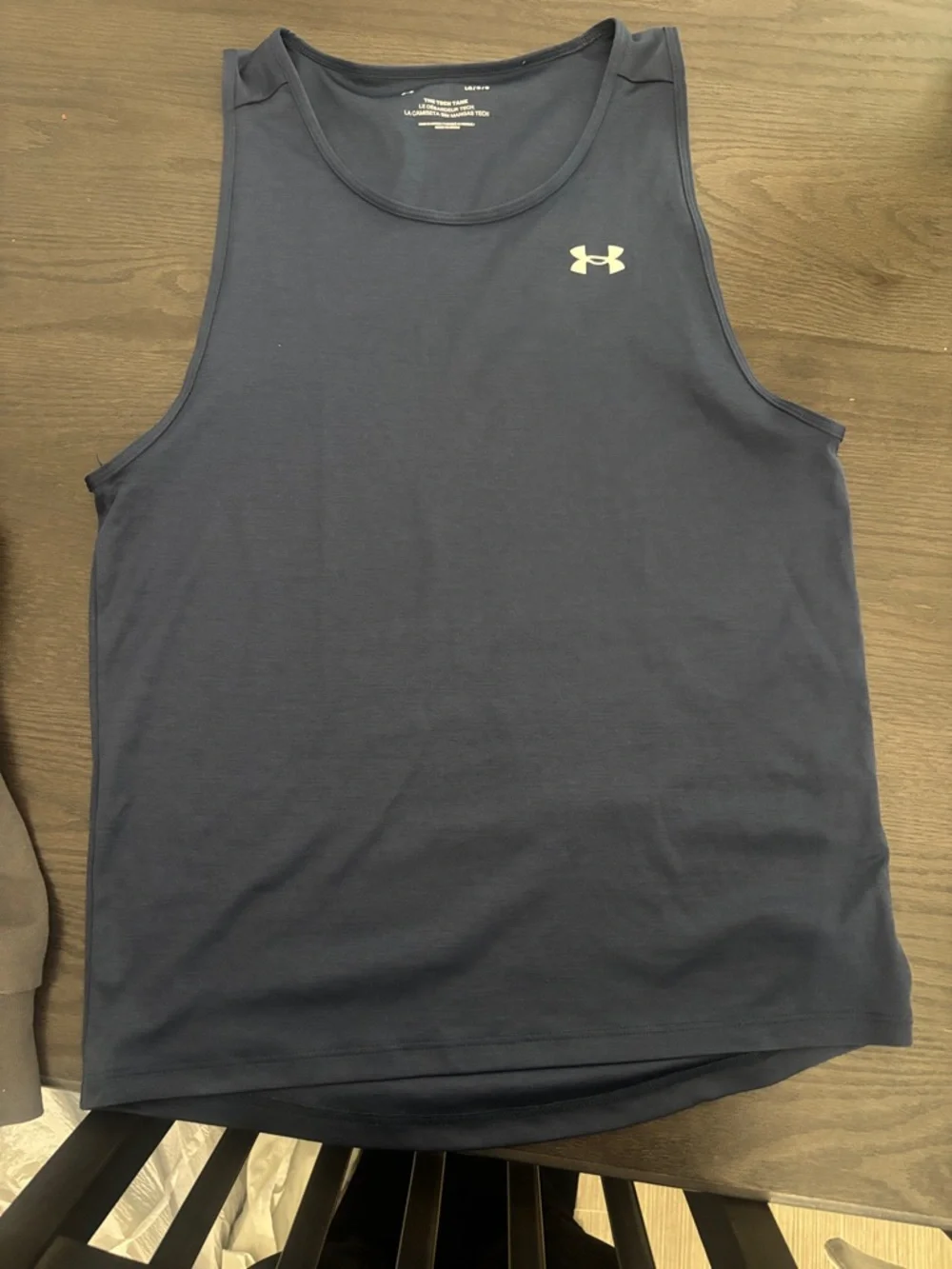Under Armour Navy Blue Performance Tank Top - Picture 2 of 3